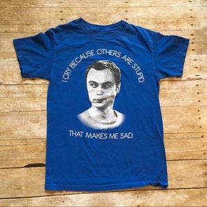 Sheldon cooper graphic tee